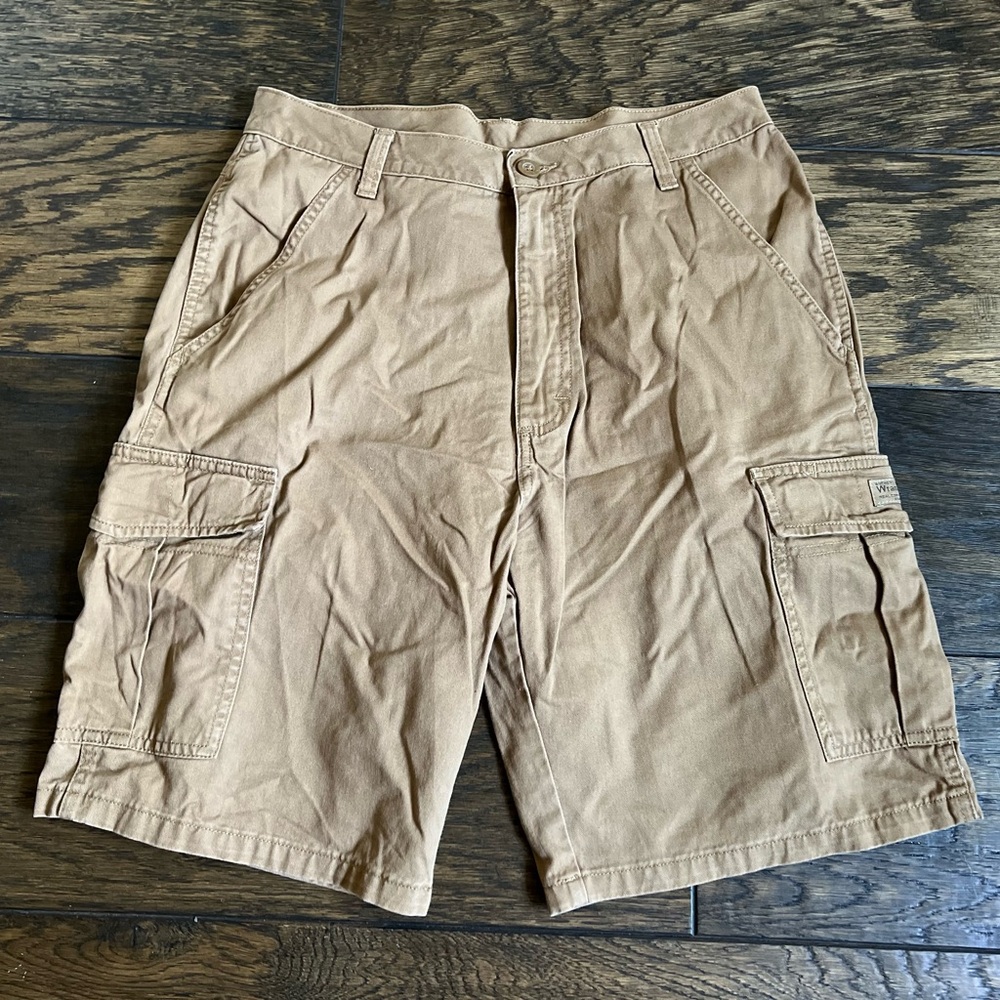 Men's Tan khaki Cargo Shorts